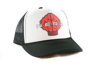 Neptoons Logo - NEW NERD neptunes Red logo Trucker Hat mesh hat snapback hat Black ...