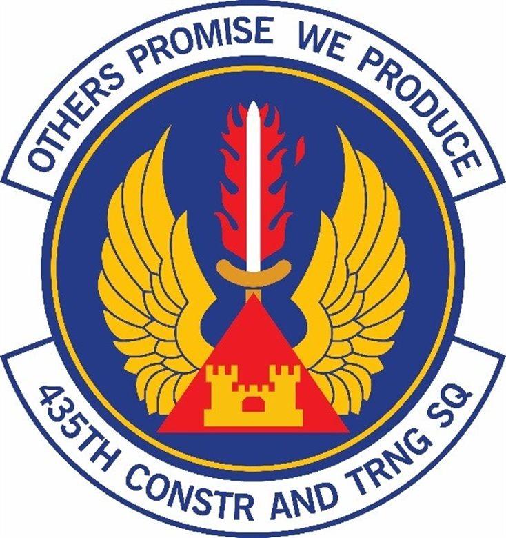 Squadron Logo - 435th CTS: Constructing, catching, and training to accomplish the ...