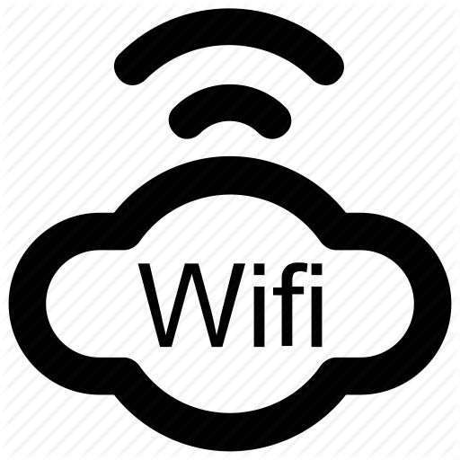 WLAN Logo - Internet connection, signals, wifi, wireless fidelity, wireless ...