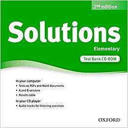 CD-ROM Logo - Solutions: Elementary: Test Bank CD ROM: Amazon.co.uk: 9780194553391