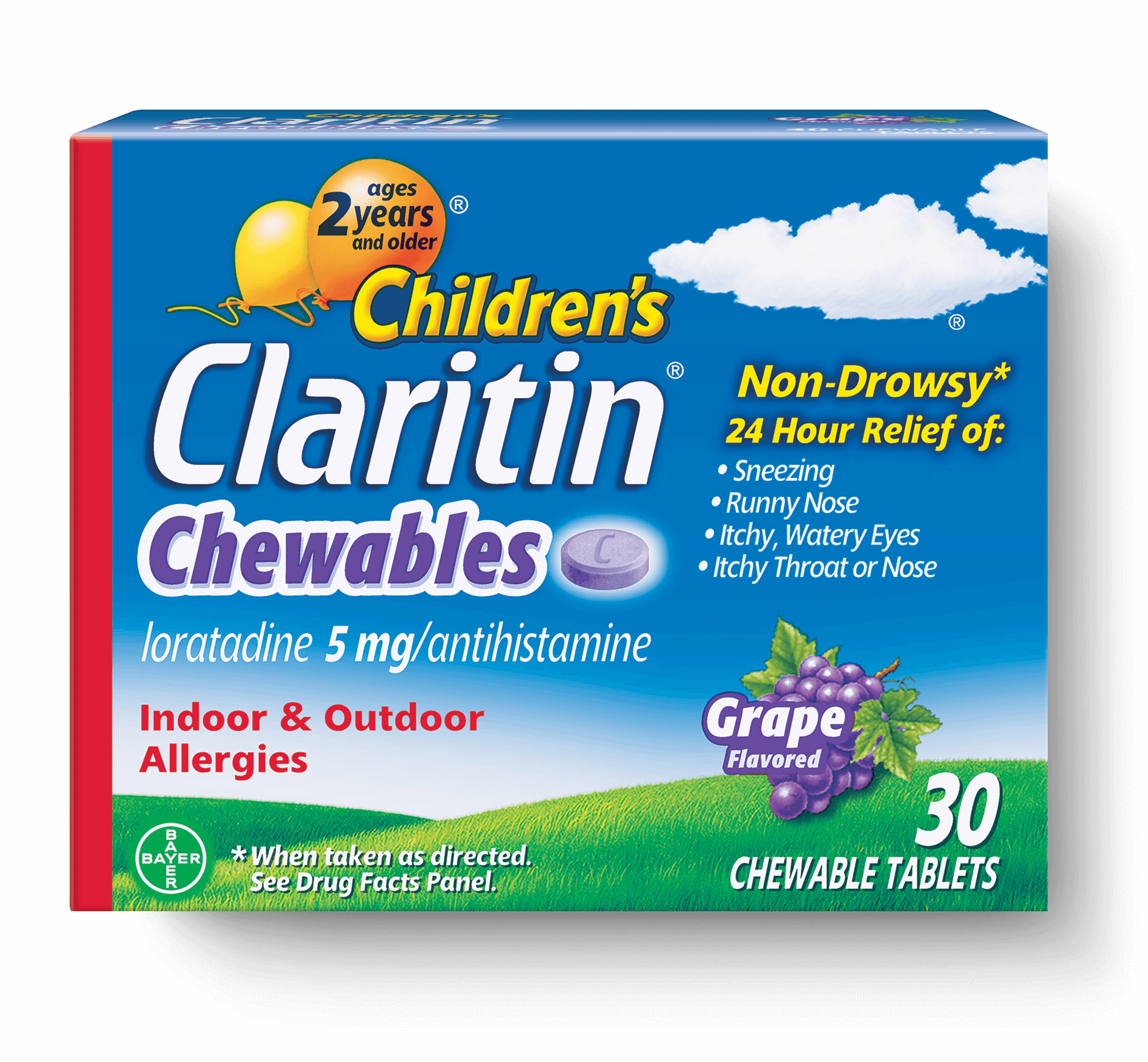 Claritin Logo - Children's Claritin® Chewables 24-Hour - Allergy Relief