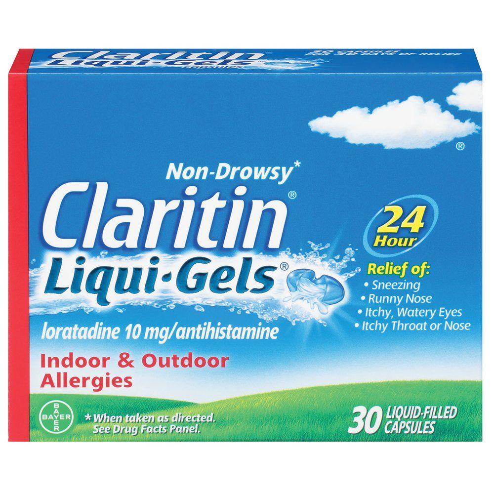 Claritin Logo - Amazon.com: CLARITIN 24-Hour Allergy Liqui-Gels 30 ea: Health ...
