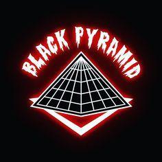 Black and Red Hexagon Logo - Black Pyramid Logo) Behind The Right Ear. | Tatted Up Ideas ...