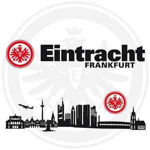 Eintracht Logo - Wandtattoo Eintracht Frankfurt Bundesliga Fussball Sport Fan Logo