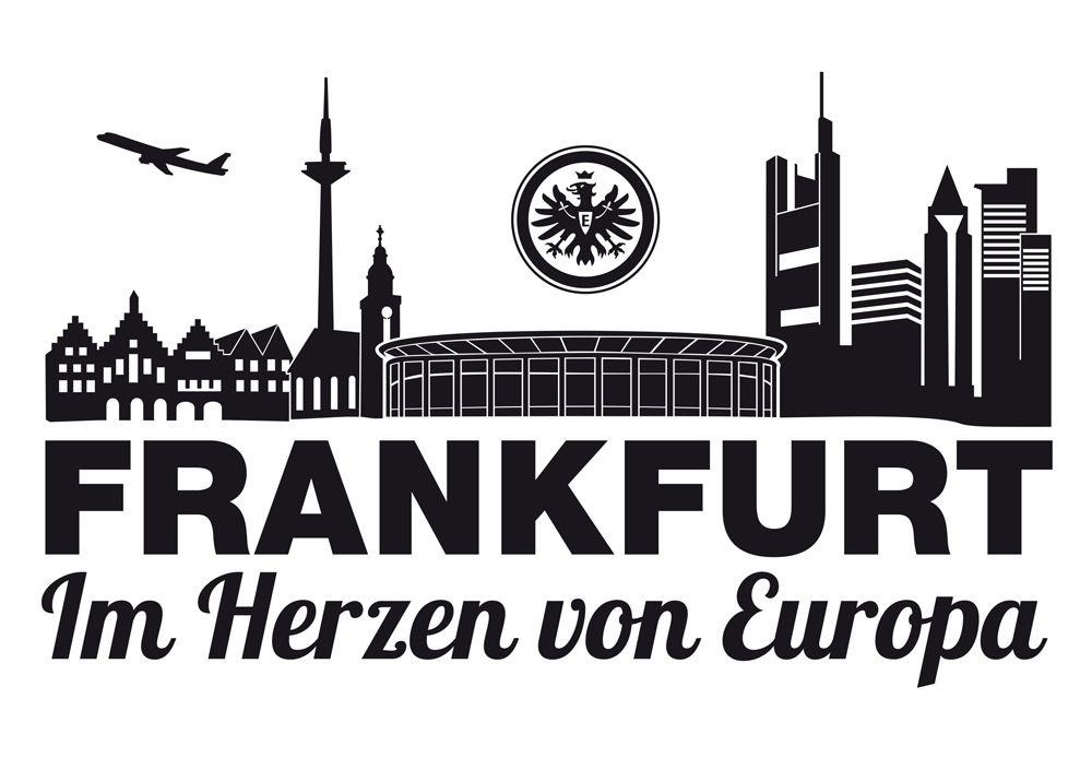 Eintracht Logo - Wandtatto Im Herzen von Europa | Eintracht Frankfurt Shop