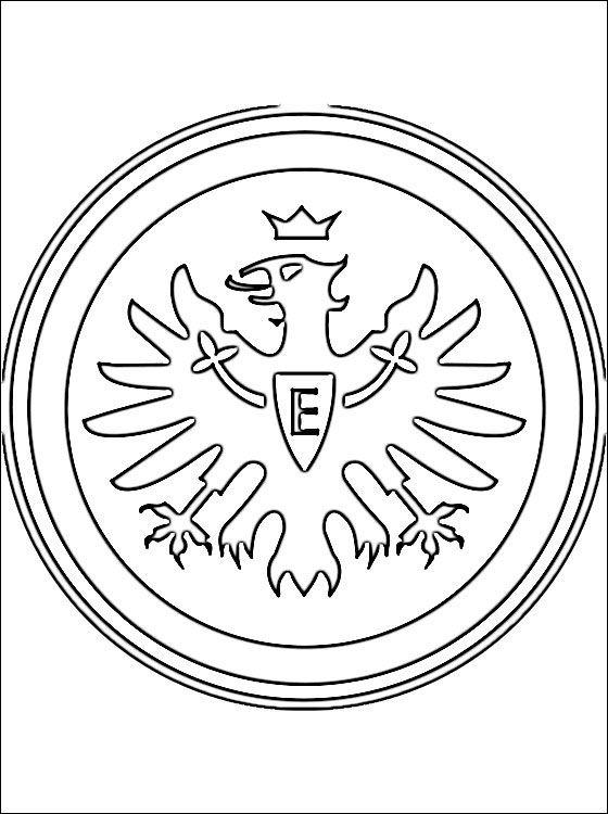 Eintracht Logo - Ausmalbilder Logo Eintracht Frankfurt Ausmalbilder Kostenlos ...