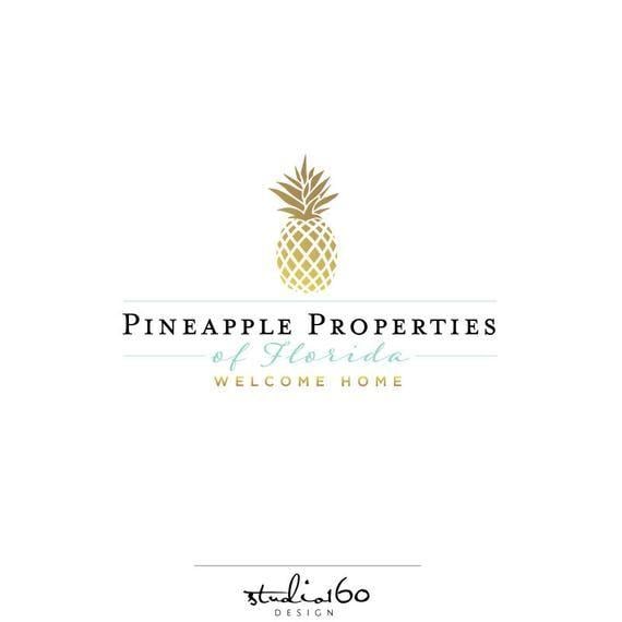 Pineapple Logo - Real Estate Logo Custom Realtor Logo Pineapple Logo | Etsy