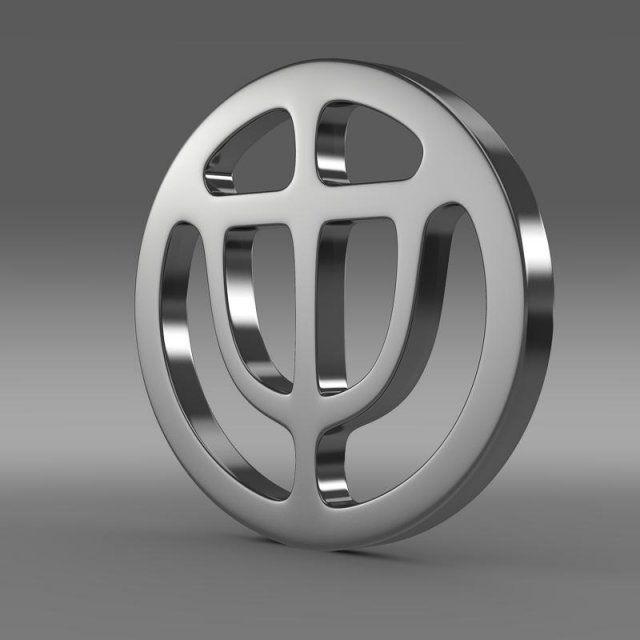 Brilliance Logo - Brilliance Logo 3D Model in Parts of auto 3DExport