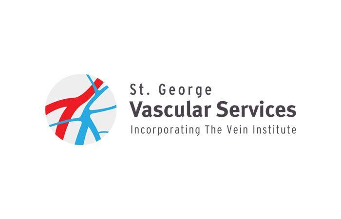 Vascular Logo - Healthcare Website Design - St George Vascular by Creativelifeform