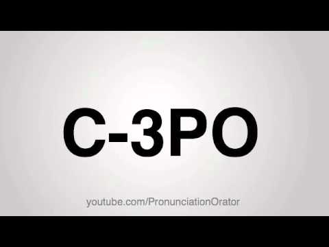 C-3PO Logo - How to Pronounce C-3PO - YouTube