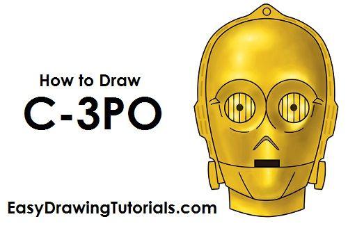 C-3PO Logo - How to Draw C-3PO