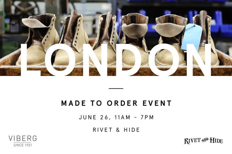Viberg Logo - London Made To Order Event — Viberg Boot