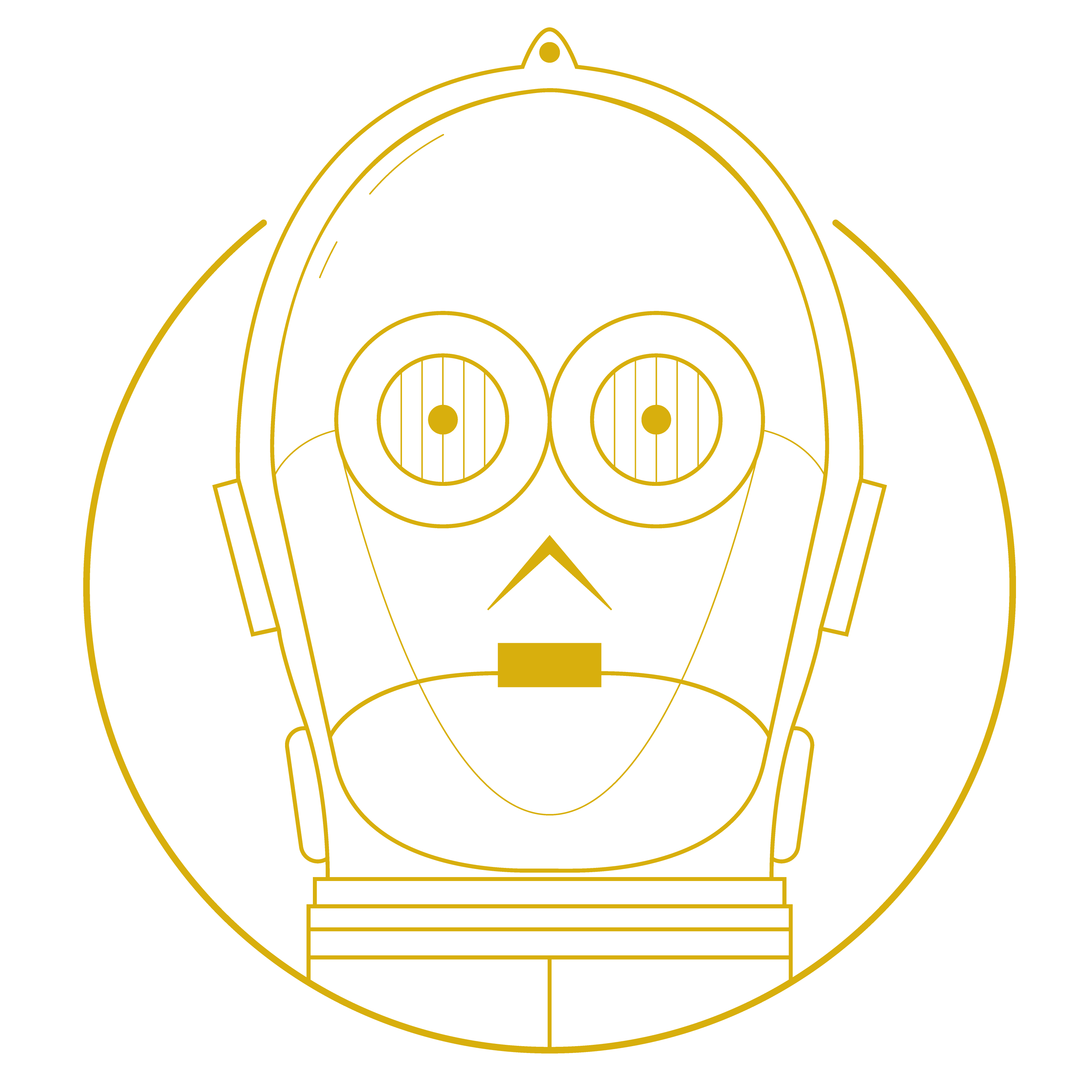 C-3PO Logo - c-3po – Fubiz Media