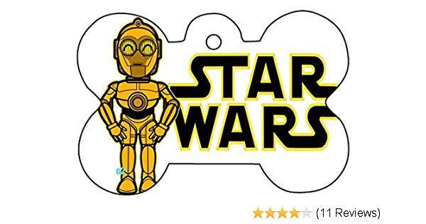C-3PO Logo - Amazon.com : Star Wars Trooper C3PO R2D2 Droid Boba Fett Logo Dog ...