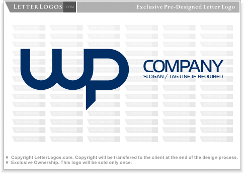 WP Logo - LetterLogos.com - Letter WP Logo ( w-logo-11 )