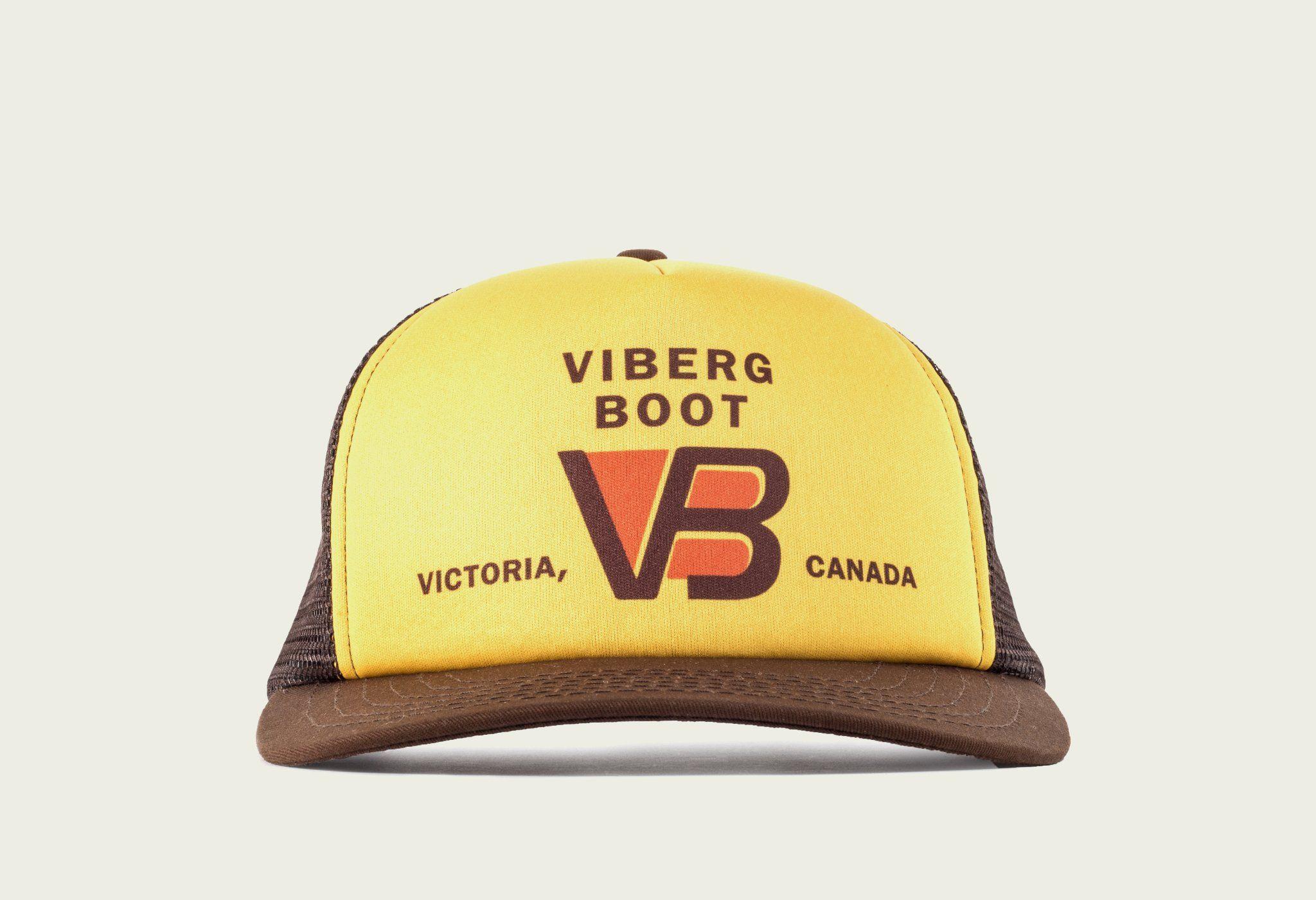 Viberg Logo - Trucker Hat Gold — Viberg Boot
