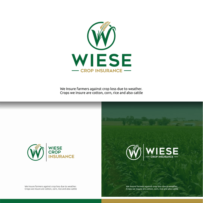 Wiese Logo - Create a logo that incorporates crops and the last name 