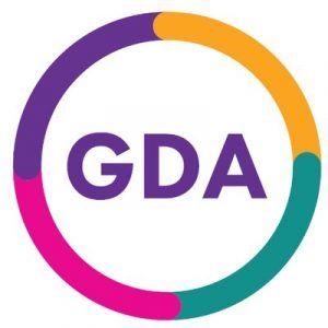 GDA Logo - Stand with GDA: Glasgow deserves better social care! Directed