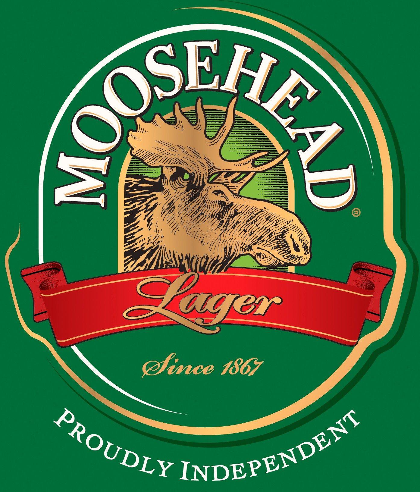 Lager Logo - Stagnaro Distributing. Moosehead Lager Crest Logo 4colStagnaro
