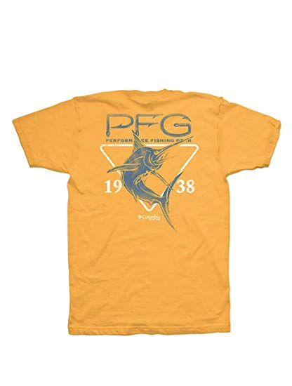 PFG Logo - Columbia Men's Big & Tall PFG Logo with Date and Marlin Tee Shirt ...