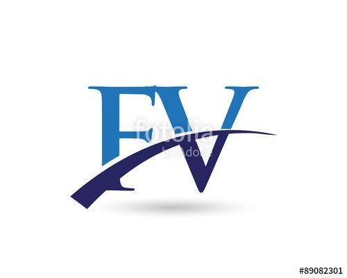 FV Logo - FV Logo Letter Swoosh