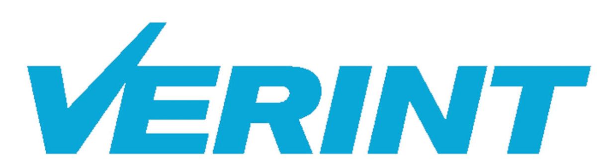 Verint Logo - Verint Systems Inc. $VRNT Stock. Shares Shoot Up On Better Than