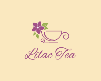 Lilac Logo - Lilac tea coffee shop Designed by dalia | BrandCrowd