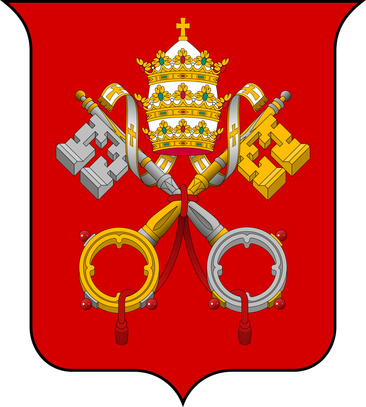 Vatican Logo - Coats of arms of the Holy See and Vatican City