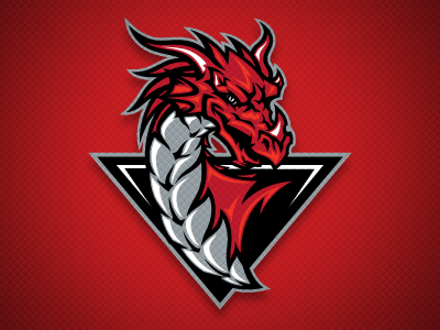 Dragons Logo - Bakersfield Dragons Secondary Logo by Chad B Stilson | Dribbble ...