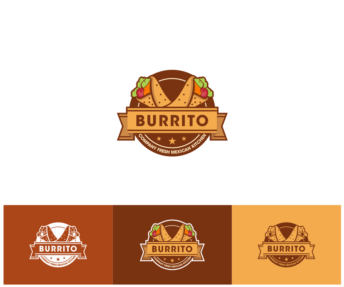 Burrito Logo - Mexican Restaurant Logo Design for el Burrito la MexCina Urbana by ...