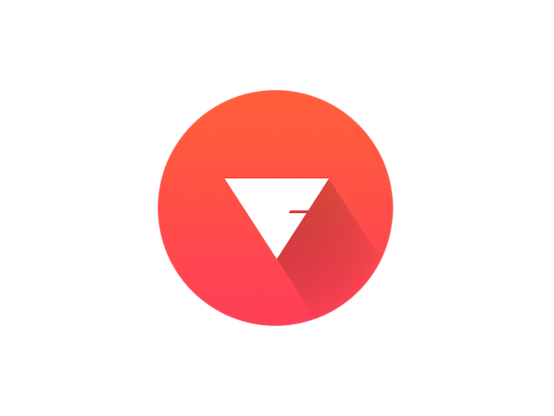 FV Logo - FV Logo — Long shadow by Francis Vega | Dribbble | Dribbble
