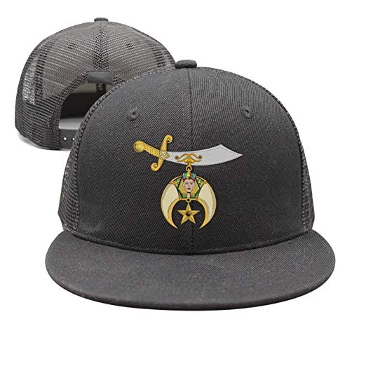 Shriners Logo - Flat Brim Baseball Caps Logo Of Shriners International Snapback