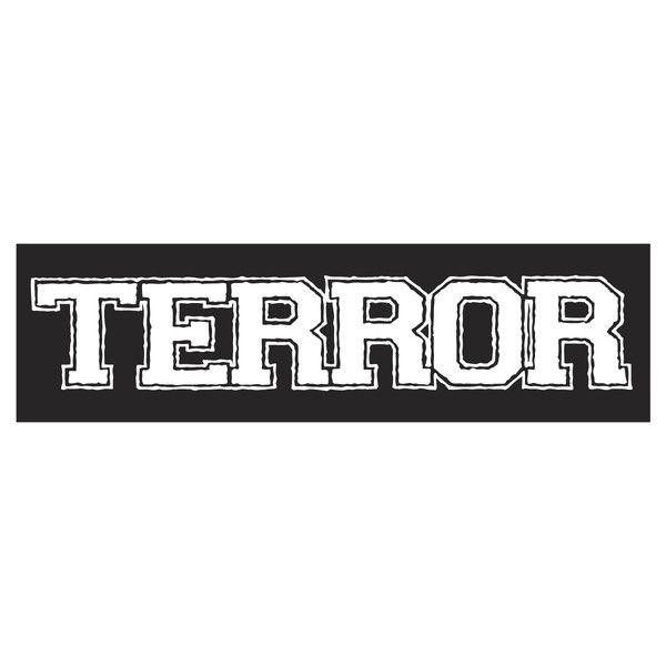 Terror Logo - Terror Black Terror Logo (Black) Sticker