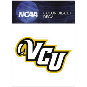 Slant Logo - VCU Rams 2014-Pres Alternate Letters set on Slant Logo NCAA DieCut ...