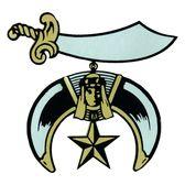 Shriners Logo - Freemason's Car Window Sticker Decal - Masonic Shriner Car Emblem ...
