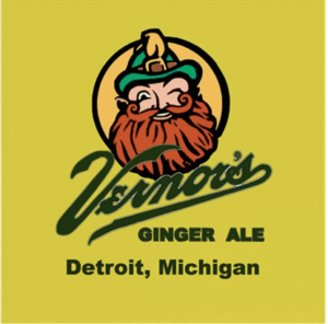 Vernor's Logo - Vernor's Ale glass wipe | GoannaPaperArt.com