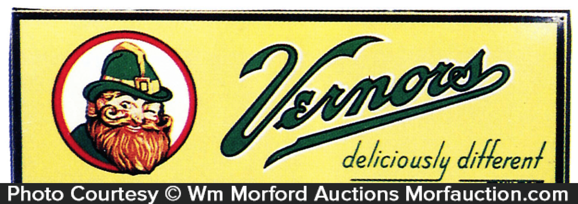 Vernor's Logo - Antique Advertising. Vernors Ginger Ale Sign • Antique Advertising