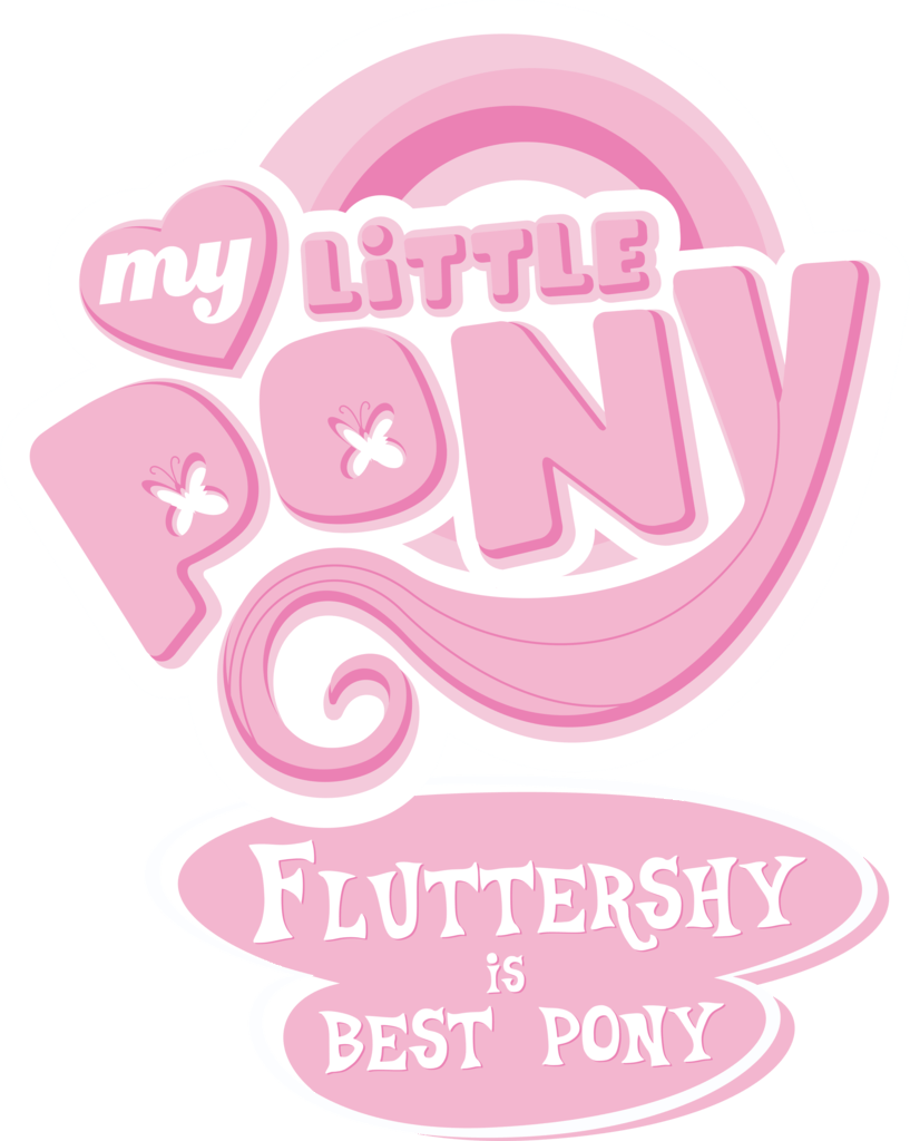 Fluttershy Logo - absurd res, artist:vladimirmacholzraum, best pony, edit
