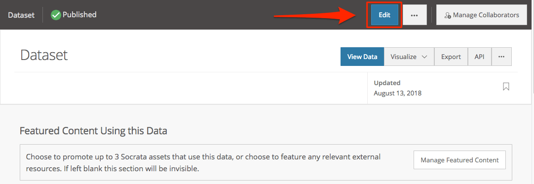 Socrata Logo - Editing datasets with the New Edit Experience – Socrata Customer Center