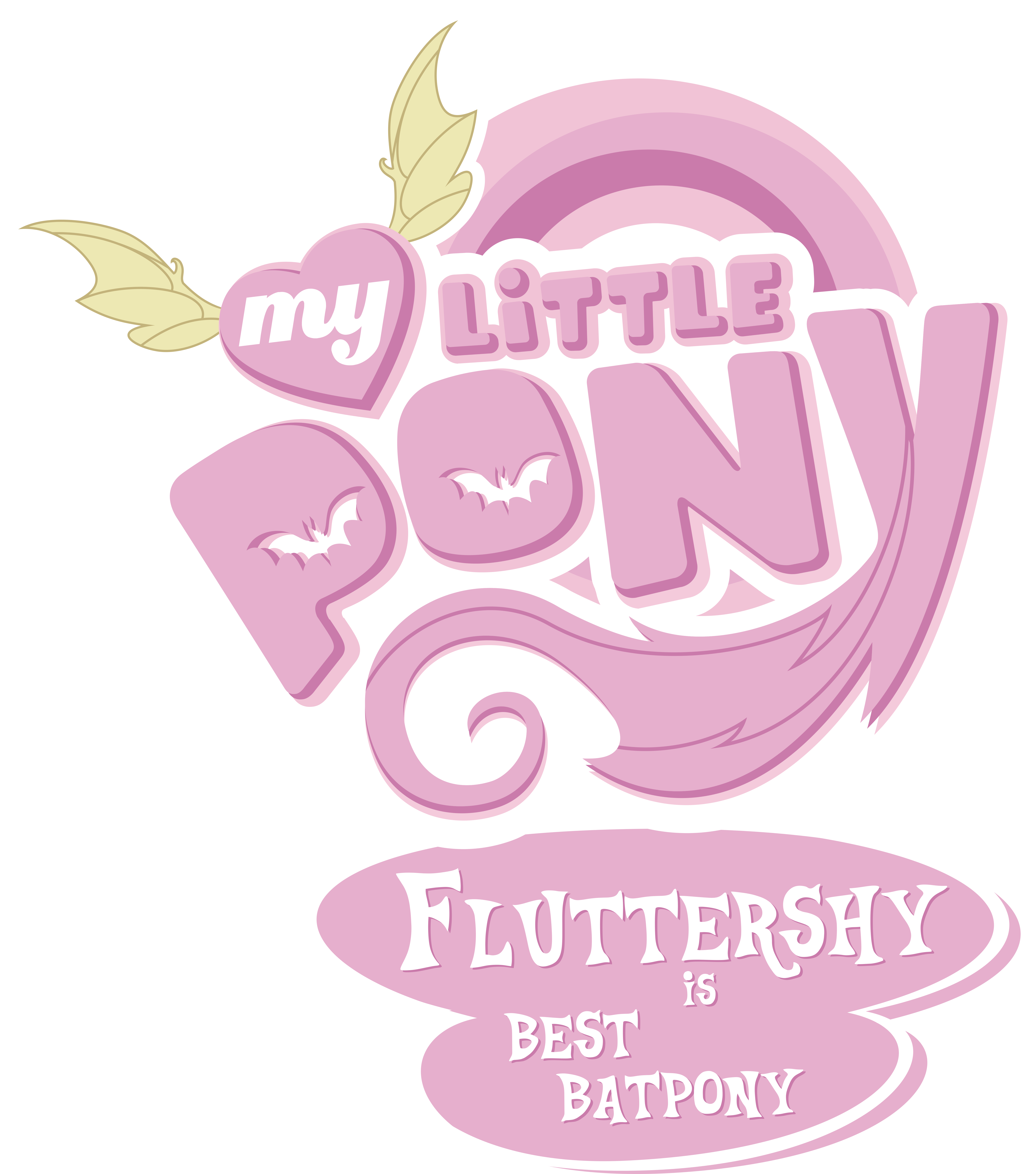 Fluttershy Logo - Flutterbat Best Pony Logo by VladimirMacHolzraum.deviantart.com on ...