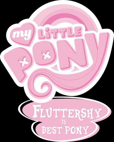 Fluttershy Logo - MLP Logo: F L U T T E R S H Y