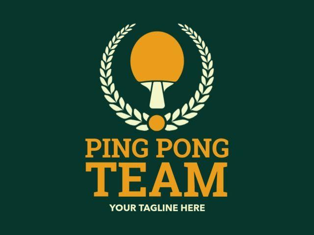 Pingpong Logo - Placeit Tennis Logo Creator For A Ping Pong Team