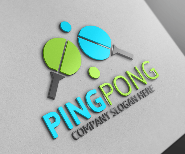 Pingpong Logo - Best & Creative Table Tennis Logo Design for Inspiration