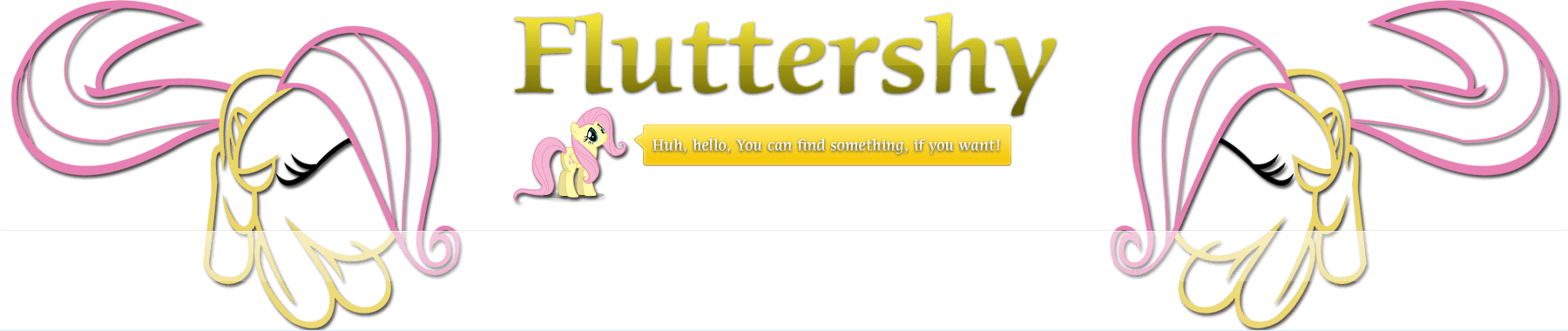 Fluttershy Logo - Custom Google Logo (Fluttershy on Google)