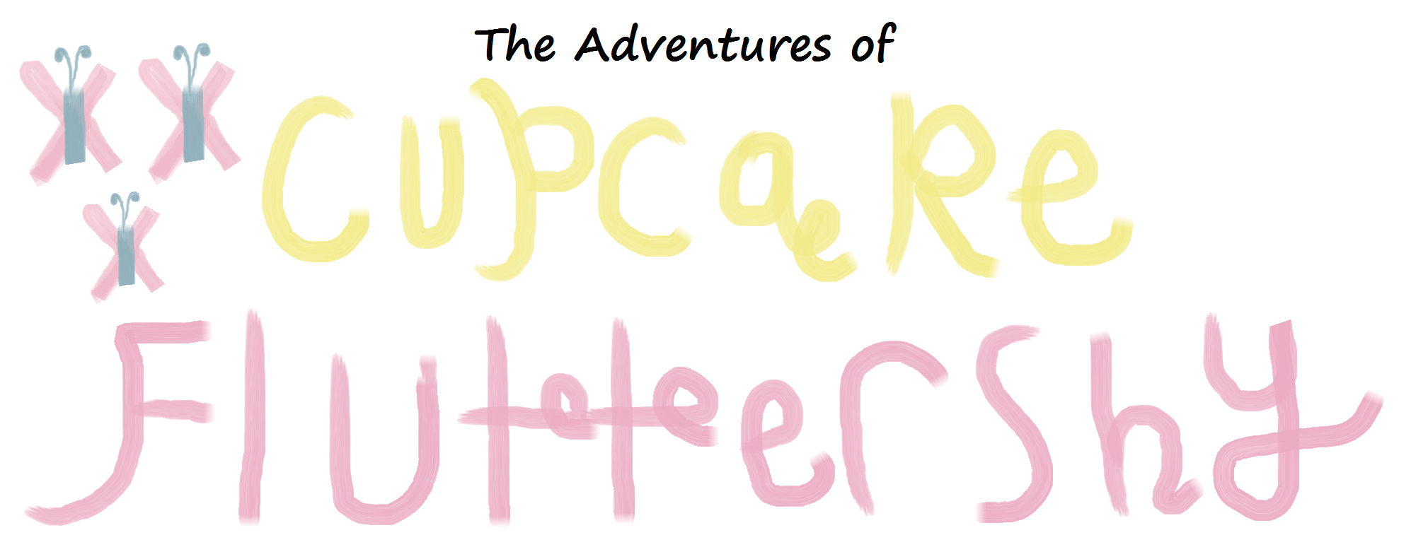 Fluttershy Logo - The Adventures of Cupcake Fluttershy. Jaylynn Russell