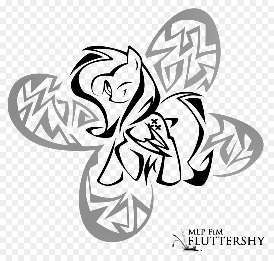 Fluttershy Logo - Fluttershy Pinkie Pie Pony Tattoo Image little pony logo png