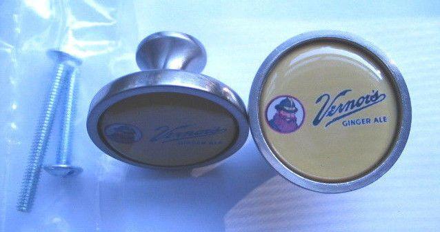 Vernor's Logo - Vernor's Ginger Ale Soda Cabinet Knobs, Vernors Soda Logo Cabinet ...