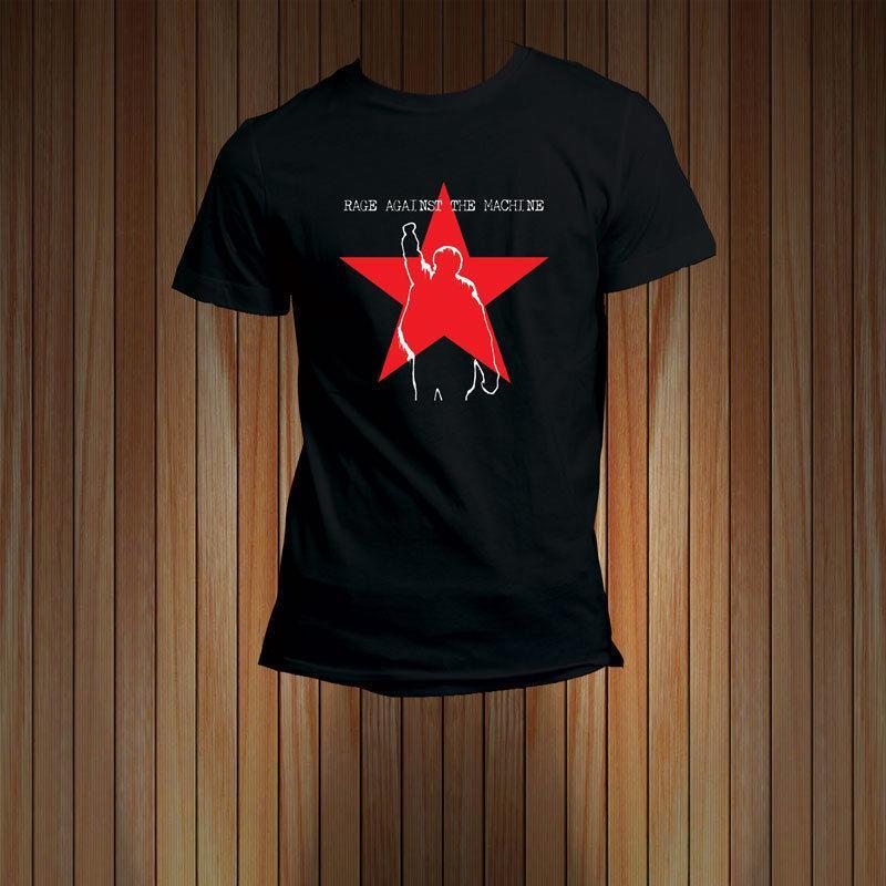 Ratm Logo - Rage Against The Machine RATM Logo T Shirt Men'S Tee Designer T ...