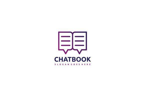 Chatnbook Logo - Chat Book Logo ~ Logo Templates ~ Creative Market