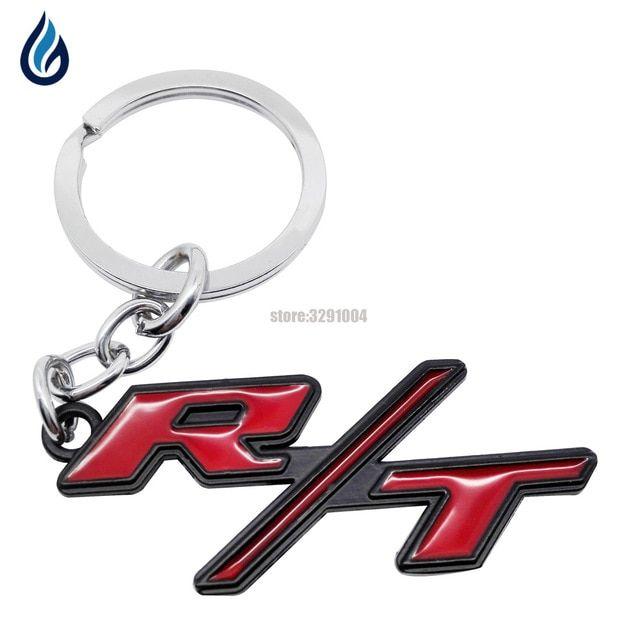 Chainring Logo - RT Logo Car Key Chain Ring For Dodge JCUV Caliber RAM Journey ...